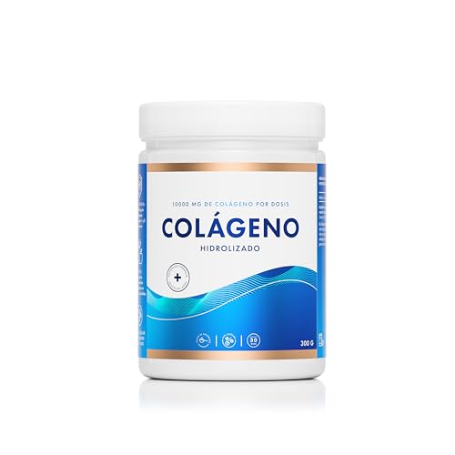 Swedish Nutra, Colágeno marino hidrolizado, polvo, 300 g | 30 días | Tipo 1 y 3 | Péptidos puros para cabello, piel, uñas y articulaciones | 100 % natural | Sin azúcar