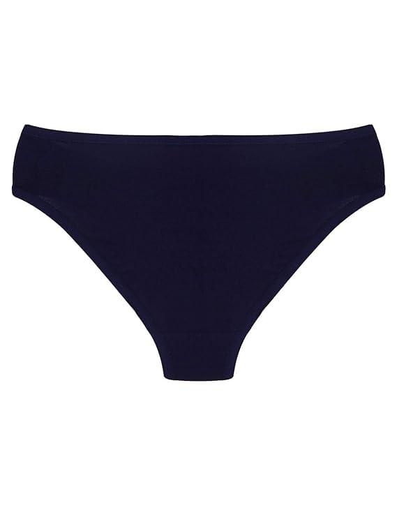 Image of LOURYN KOULYN Solid Low Rise Cotton Bikini Panty Pack(Pack of 3)