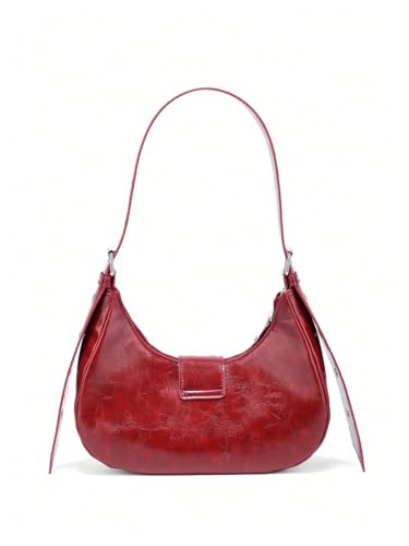 Verdusa Women's Y2k Purse Goth Handbag Studded PU Leather Clutch Handbag Boho Shoulder Bags2