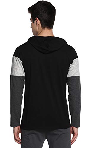 Image of AMERICAN CREW Full Sleeves Hoodie T-Shirt for Men