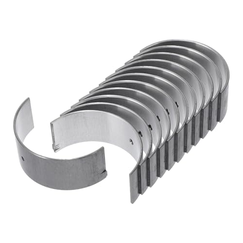 A ABSOPRO Juego de Cojinetes de Biela No.1320247011 para Toyota Land Cruiser 1980-1987 Kit de Cojinetes de Biela de Motor Tono Plateado de Metal 12 Pzas