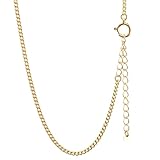 [VARIOUS LUXURY] 喜平 ネックレス 18金 2g 幅1.6mm 45cm～50cm アジャスター付き K18刻印 2面 シングル K18 ゴールド チェーン 日本製