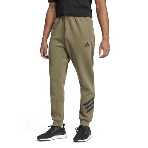 Adidas Mens Future Icon 3-Stripes Pants Olive Strata X-Large