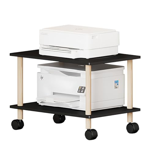 Lista de Muebles para Computadora E Impresora los preferidos por los clientes. 47 AZYAADIXX Soporte para Impresora Móvil 2 Niveles, Mesa para Impresora Móvil con Ruedas Debajo del Escritorio, Carrito Rodante para Fax Escáner CPU Estante Organizador para...