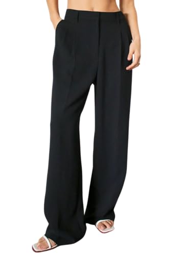 Pantalons larges et confortables pour femmes en maille douce stretch