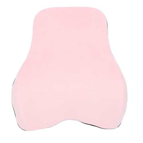 QWUUYEC Cojín Lumbar Ergonómico para Espalda, Almohada de Soporte para Silla Oficina, Hogar y Coche, Espuma de Memoria - Alivio de Estrés, Diseño Cómodo, Uso Versátil y Portátil
