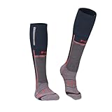 Fieldsheer Mobile Warming Unisex Wool Blend Heated Socks 3.7V, Gray - X-Large