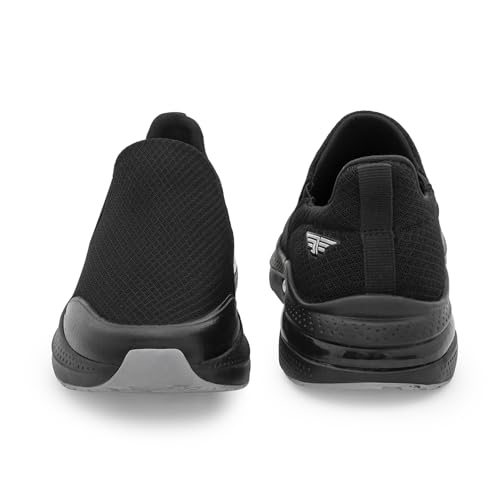 Image of Red Tape Men's Walking Shoes Dark Grey Mesh Round Toe Slipon