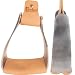 Cashel Aluminum Slanted Stirrup 2.5-inch Deep with 2.5-inch Neck, Silver