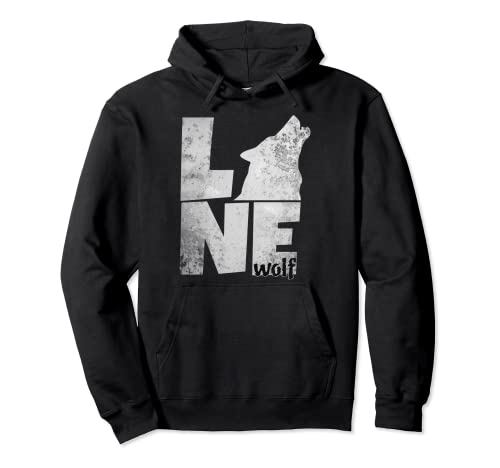 Alpha Lone Wolf - Camiseta para hombre Sudadera con Capucha