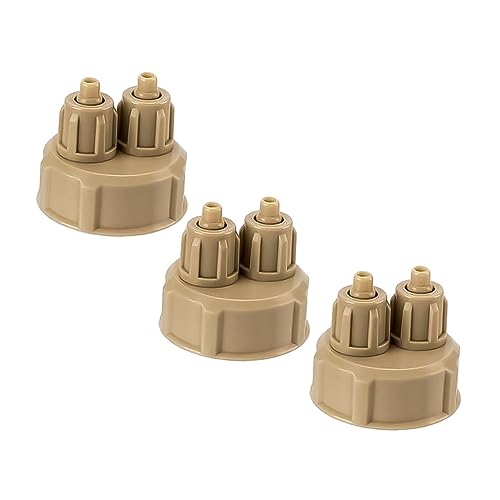 Hohopeti 3pcs DIY Bottle Caps Multi-Function Aquarium Accessory Wear-Resistant Diffusers Convenient Carbon Dioxide Generator Easy Setup for Aquatic Plants