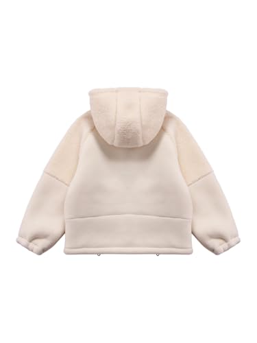 Kids Boys Fleece Hoodie Jacket Youth Winter Warm Hooded Sweatshirt Long Sleeve Zipper Coat with Pockets4