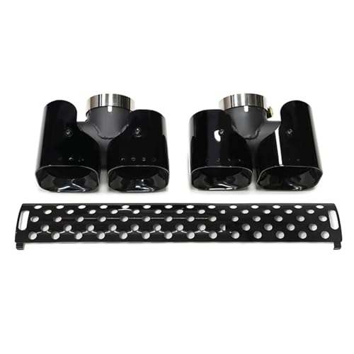 Embout d'échappement arrière en acier inoxydable silencieux carré quadruple Defender 2.0T