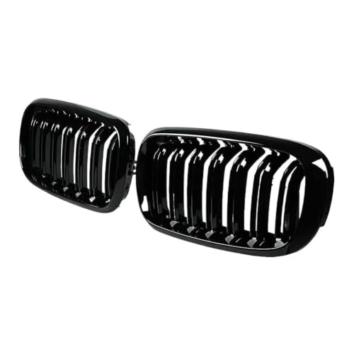Grille de calandre avant double lame noire pour X5 F15 X6 F16