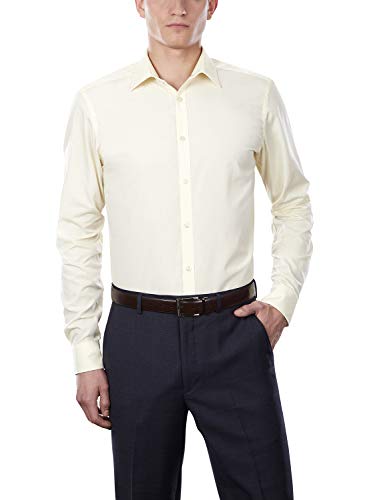 Image of Arrow 1851 Men's Dress Shirt Poplin (Available in Regular, Fitted, Slim, and Extreme Slim Fits)