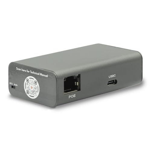 Convertidor Gigabit PoE++ a USB C activo de 65W para portátiles y MacBook