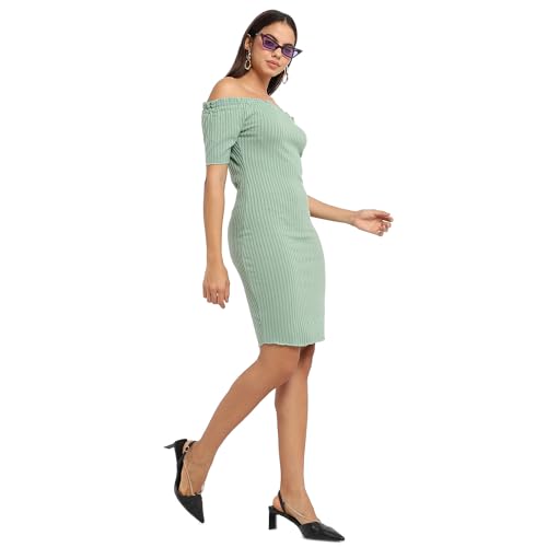 Image of PINACOLADA Campus Sutra Women Knee-Length Dress