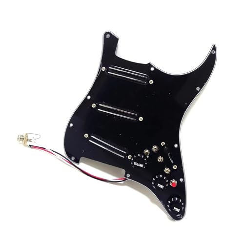 Pickguard pré-câblé SSS guitare électrique pour remplacement de pièces
