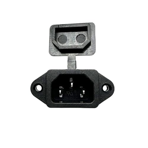 Evite cortocircuitos con el conector C14 empotrable de 3 pines y tapa estanca de PVC 6