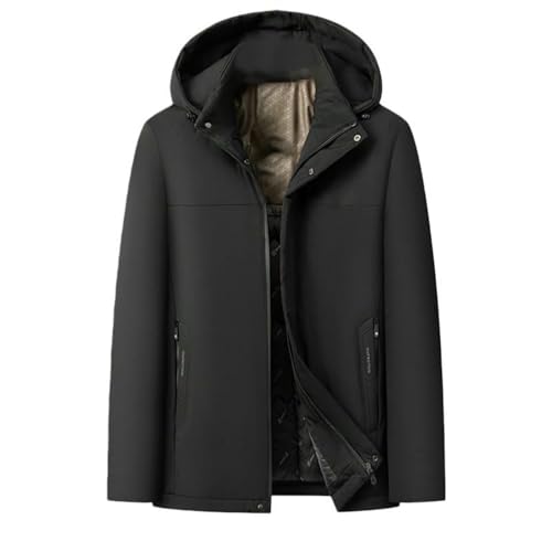 Veste matelassée homme automne-hiver chaude à capuche style décontracté
