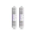 Max Water Alkaline Water Filter Replacement (2 Pack) Ph+ Alkaline, Mineral, Antioxidant, Far infrared 5 in 1 filter, compatible with 10 Inch Under Sink Reverse Osmosis RO Water Filtration Systems
