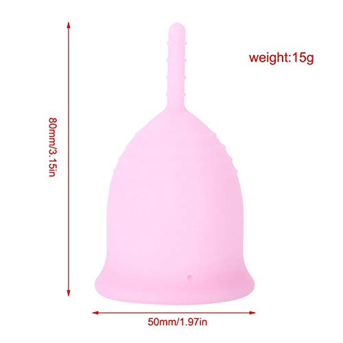 3 kleuren menstruatiecup voor beginners - zachte, herbruikbare periode Cup-tampon en pad-alternatief - schoner… - Image 7