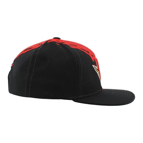 Image of ZHATS NHL Unisex-Adult NHL Officially Licensed Adjustable Snapback Hat Flat Bill Z11 Retro Paintbrush