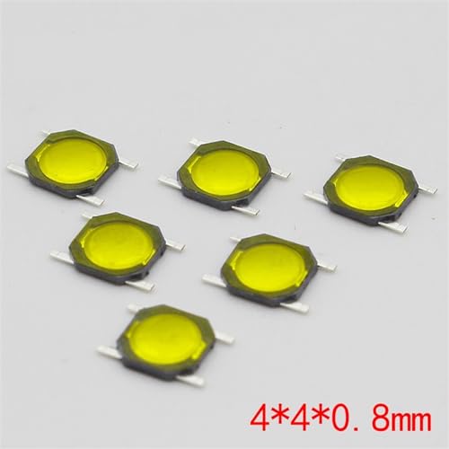 Interruptor de 4 pines 4x4x0,8 mm tipo micro interruptor SMD de perfil plano 2
