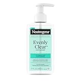 Neutrogena Evenly Clear Acne Cleanser with 2% Salicylic Acid & 2% PHA Exfoliant, Gentle Foaming Face Wash Clears Clogged Pores & Blackheads While Visibly Fading Look of Post-Acne Marks, 9.1 fl. oz