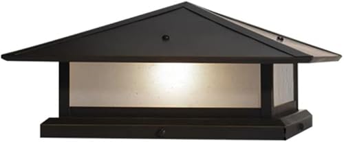 Luces de poste al aire libre, lámpara de columna china para exteriores, lámpara de columna impermeable, luz de jardín, puerta del hogar, luz de