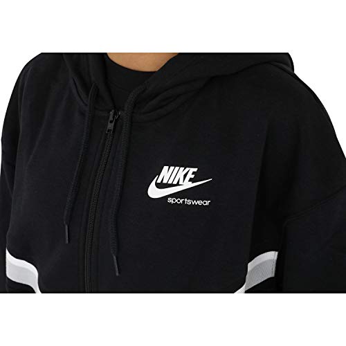Nike Heritage Full Fleece Kapuzensweatjacke, Felpa...