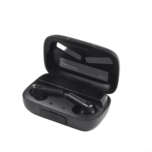 Elegante e compatto: porta le tue cuffie wireless con il suo design elegante e compatto. Il suo colore nero aggiunge un tocco di eleganza e garantisce un look elegante e moderno. Portalo facilmente in giro e goditi la libertà wireless ovunque tu vada.