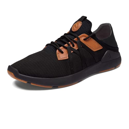 Image of OluKai Mio Li Men's Casual Sneakers, Hands-Free Drop-in Heel | Wear Slip-On or Laced, Breathable Knit Mesh, All-Day Cushioned Comfort, Athletic Walking Shoe, Runs Small So Size Up