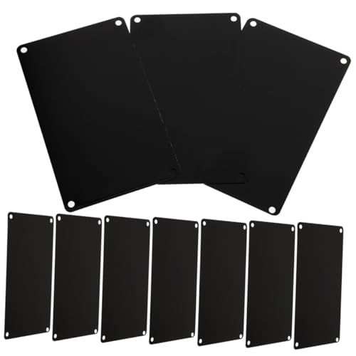 Plaques d immatriculation en aluminium noir pour organiser vos espaces de bureau