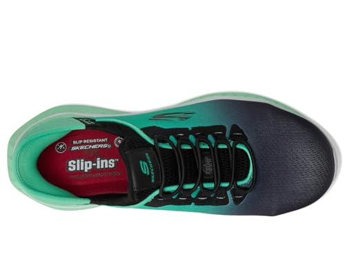 Image of Skechers Women's Tilido Ombray | Work, Slip-ins, Relaxed Fit, Max Cushioning, Slip Resistant, Electrical Hazard, Air-Cooled Memory Foam, Heel Pillow