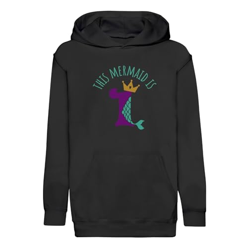 Sweat à capuche enfant sirène 1 an pour fête d'anniversaire Fabulous Hoodie