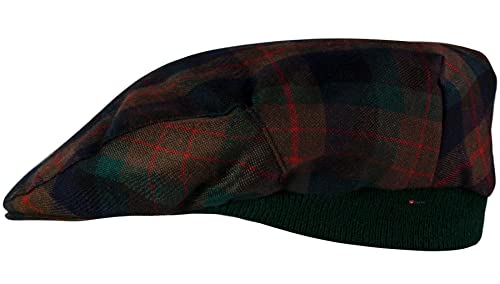 Casquette plate tartan Macduff authentique fabrication écossaise de prestige