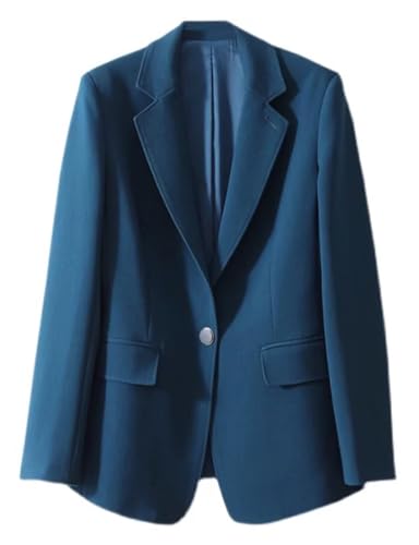 Blazer surdimensionné femme manteau à manches longues veste de costume bureau