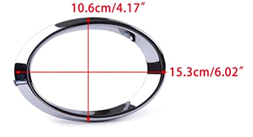 Cubiertas cromadas delanteras para coche Q5 2010 a 2012 3