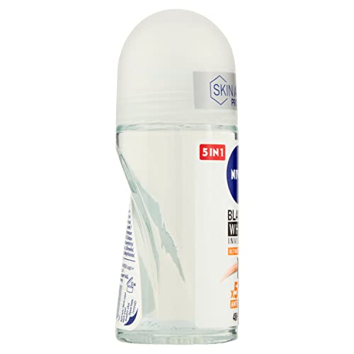 Desodorante Roll-On NIVEA Black & White Invisible 50 ml miniatura 2