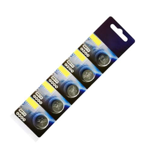 5 pilas de litio CR1625 de 3 V para dispositivos de baja potencia como relojes y calculadoras