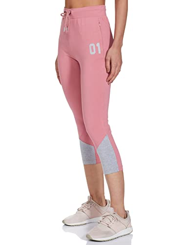 Image of Max Women Colourblock Cropped Elasticated Regular Fit Capris
