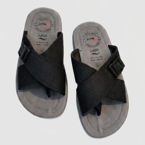 Image of mark Men's Orthopedic Soft Cushion Arch Support Cross Belt Chappals