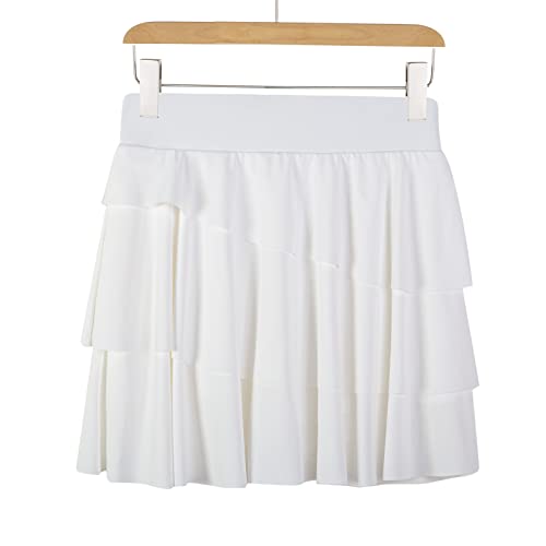 Luogongzi Flowy Pleated Skirts For Women Workout Athletic Sweat Shorts High Waisted Tennis Golf Skater Skirt Cute Mini Skort Summer thumb #1