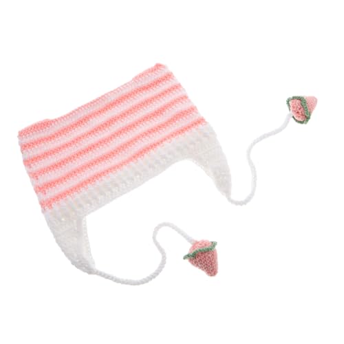 BESPORTBLE Women Knitted Cat Ear Beanie Hat Adorable Striped Design Multi