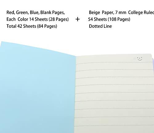 4 Pcs 3 Inch X 4 Inch 96 Sheets (192 Pages) Pocket Notebook With Pu Leather Case Softcover For School And Office Supplies Color Random #TOP4