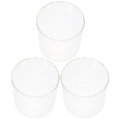 Design élégant pour ces 3 vases hydroponiques cylindriques