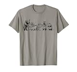 Funny Forest Animal Band Playing Instruments Music Lover T-Shirt
