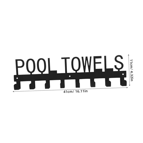 Gancho de piscina creativo para colgar ropa sin dañar las paredes de baño 3