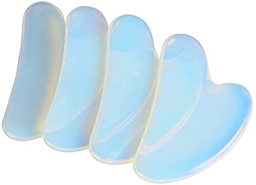 Gua Sha, massaggiatore per Tutto Il Corpo in Ardesia Naturale per Viso, Schiena e Collo, circolazione sanguigna e Cura della Pelle